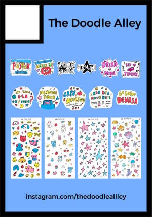 The Doodle Alley circle cut